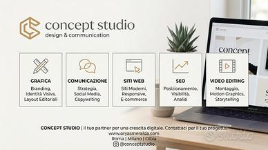 Grafica, siti web, SEO, Social e Video Editing