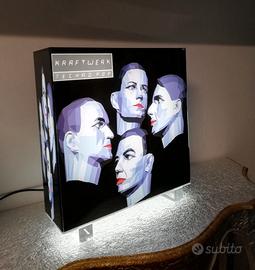 Lampada, dischi, Kraftwerk, vinili