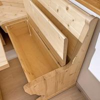 giropanca con tavolo abete