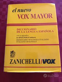 Dizionario Spagnolo El Nuevo VOX MAYOR Zanichelli
