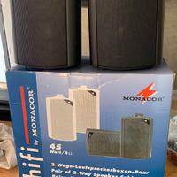 4 x Altoparlanti MONACOR MKS-34/SW 45W