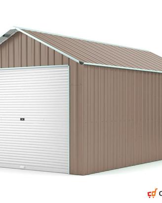 Prefabbricato box cantiere 360x610 cm tortora