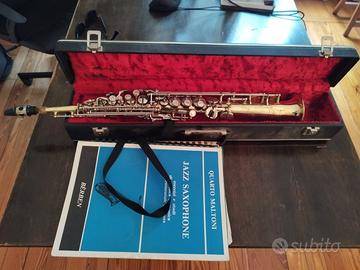 sassofono soprano dritto