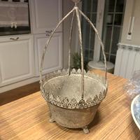 Portavaso - Vaso shabby  - Farmhouse Blanc Mariclo
