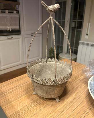 Portavaso - Vaso shabby  - Farmhouse Blanc Mariclo