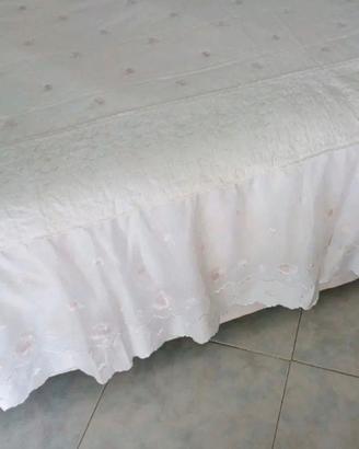 copriletto matrimoniale bianco Damiani 