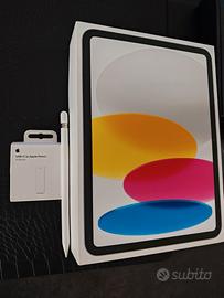 iPad 10.9  256GB + Apple Pencil e Slim Folio