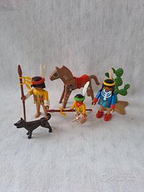 Playmobil set 3396 famiglia indiana 1 completo