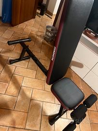Panca Palestra Regolabile + 2 Manubri tot 24kg