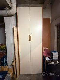 Armadio laccato panna im legno,