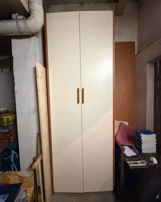 Armadio laccato panna im legno,