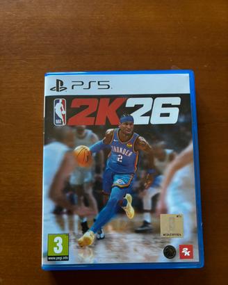 NBA 2K26 PS5 – NUOVO, mai usato