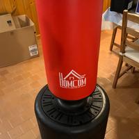 Sacco da boxe  con base ad altezza regolabile