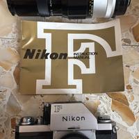 NIKON F + OBIETTIVO TELE 200