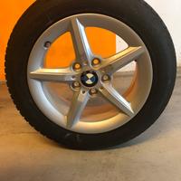 205 55 16 gomme invernali (nuove) + cerchi16' bmw