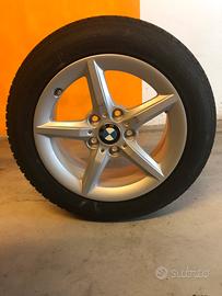 205 55 16 gomme invernali (nuove) + cerchi16' bmw