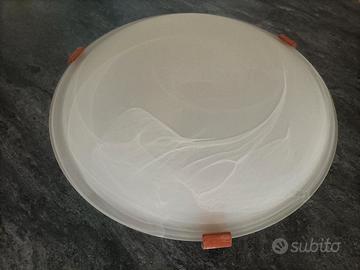 Plafoniera in vetro satinato 40 cm