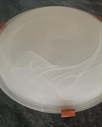 Plafoniera in vetro satinato 40 cm