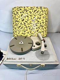 Giradischi Lesa Defrai DF-1 colore giallo