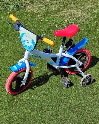 Bici “Topo Gigio” 12 pollici età dai 3 ai 5 anni