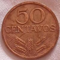 Moneta da 50 Centavos del 1970 Portogallo 