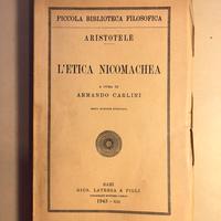 L’etica Nicomachea Aristotele Armando Carlini 1943