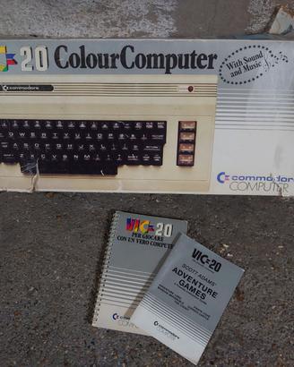 SCATOLA COMMODORE VIC 20 + MANUALI