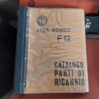 Alfa romeo F12 catalogo parti di ricambio manuale 