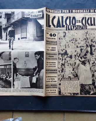 IL CALCIO E IL CICLISMO ILLUSTRATO 1962 n. 25 [C4]