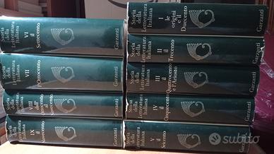 storia della letteratura italiana Garzanti 