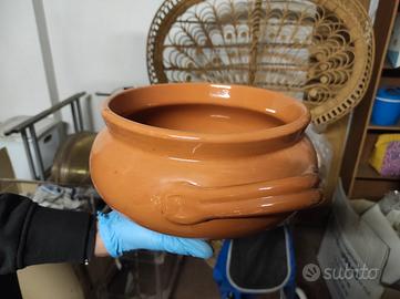 Vaso in terracotta smaltata