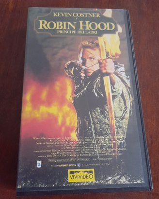 VHS ROBIN HOOD - PRINCIPE DEI LADRI di Kevin Reyno