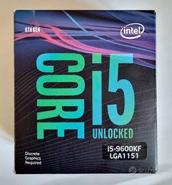 CPU Intel core i5 9600kf 3.7ghz 9gen LGA1151 PC 