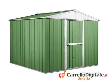 Box porta attrezzi lamiera 276x260 verde chiaro