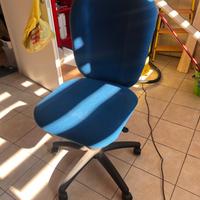 Sedie da ufficio blu