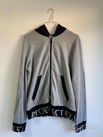 Felpa nera e grigia maniche lunghe Diesel