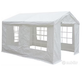 Professional Gazebo 3x4 con pareti bianco