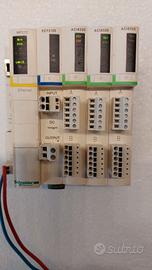 Schneider PLC  Advantys con Moduli ;