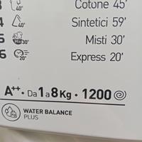 Lavatrice Indesit A++ 8kg