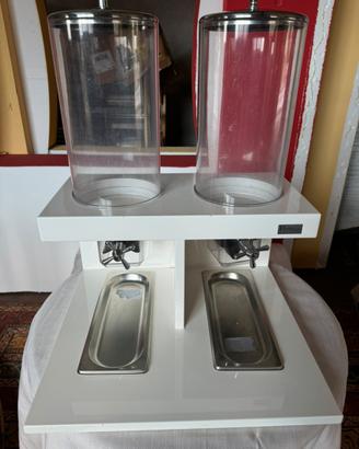 Distributore doppio cereali pintinox 5 stelle bian