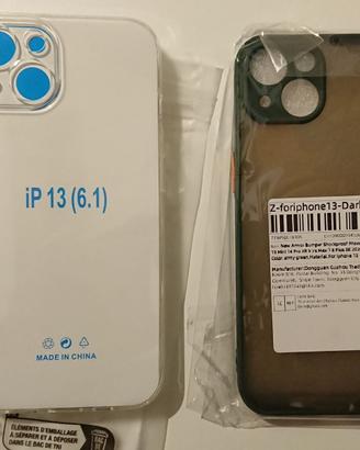 Coppia custodie protettive iPhone 13 nuove