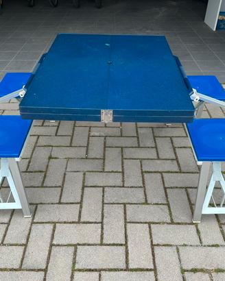 Tavolino da campeggio, 4 sedute, richiudibile