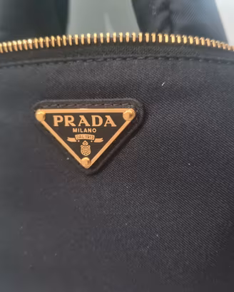 POCHETTE PRADA CON MASCHERINA IN TWILL DA VIAGGIO