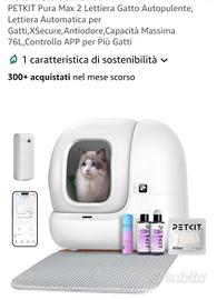 Lettiera gatto autopulente PETKIT Pura Max 2