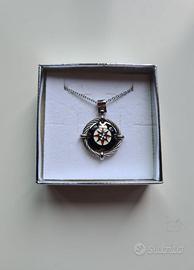 ALEXIA - Collana in argento con rosa dei venti