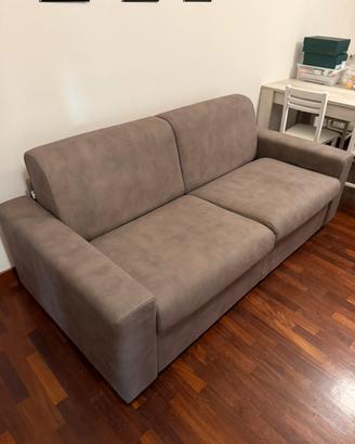 Divano Letto in ecopelle