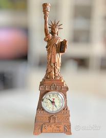 Statua della Libertà lampada orologio Vintage