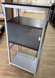 Mobiletto cucina - porta tv con vano chiuso