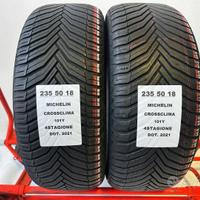 2 gomme 235 50 18 Michelin 4stagione