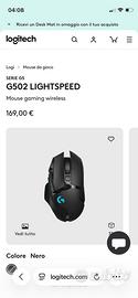 Logitech G502 Superlight Wireless mouse gaming